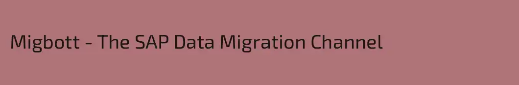 Migbott - The SAP Data Migration Channel